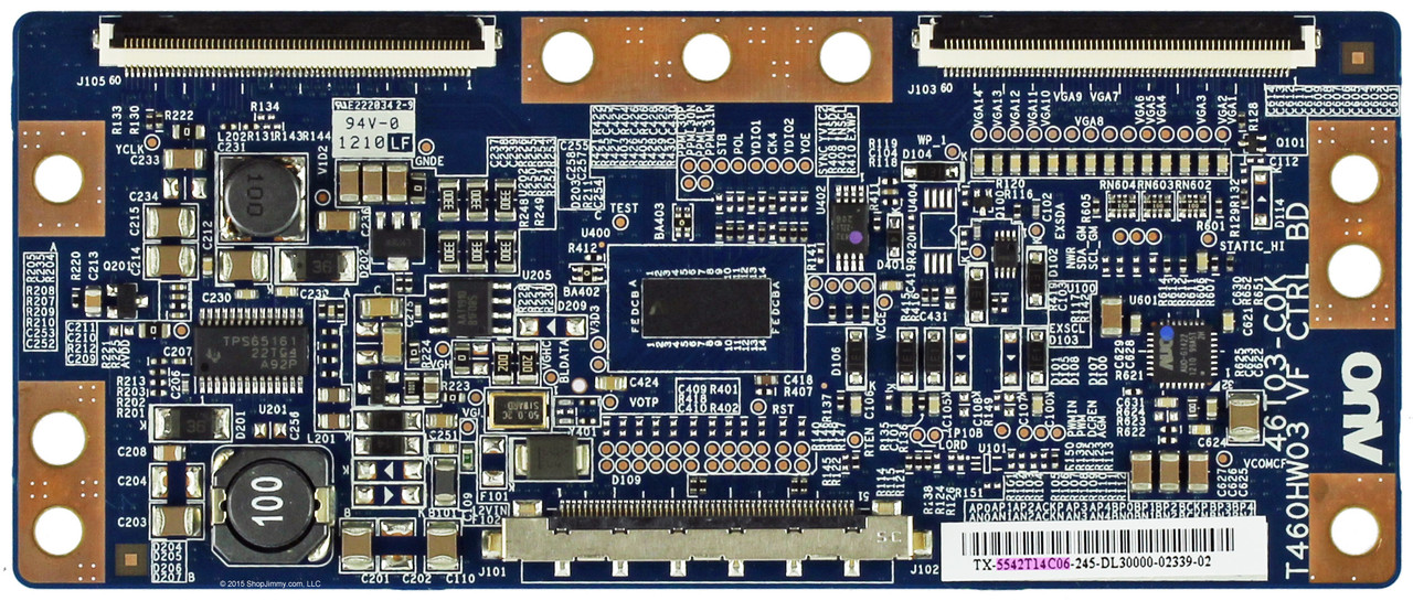 AUO 55.42T14.C06 (46T03-C0K, T460HW06) T-Con Board