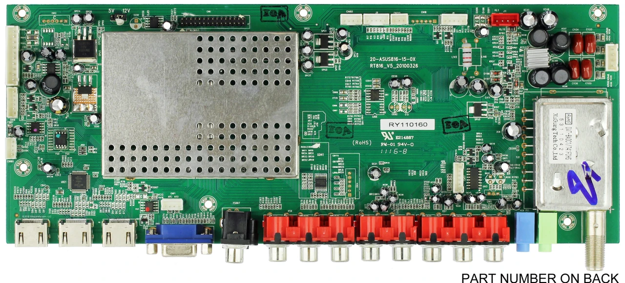 Seiki TI11110-002 (RY110160, 20-ASUS816-15-0X) Main Board for LC-32G82