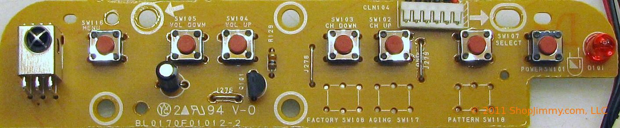 Sharp BL0170F01012-2 Key Controller