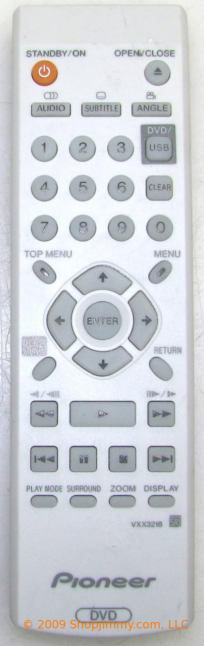Pioneer 07650NU010 (VXX3218) Remote Control