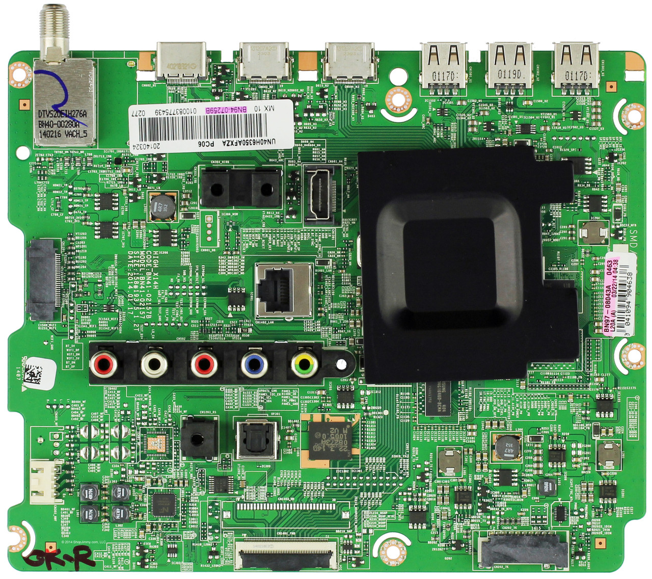 Samsung BN94-07259B Main Board for UN40H6350AFXZA
