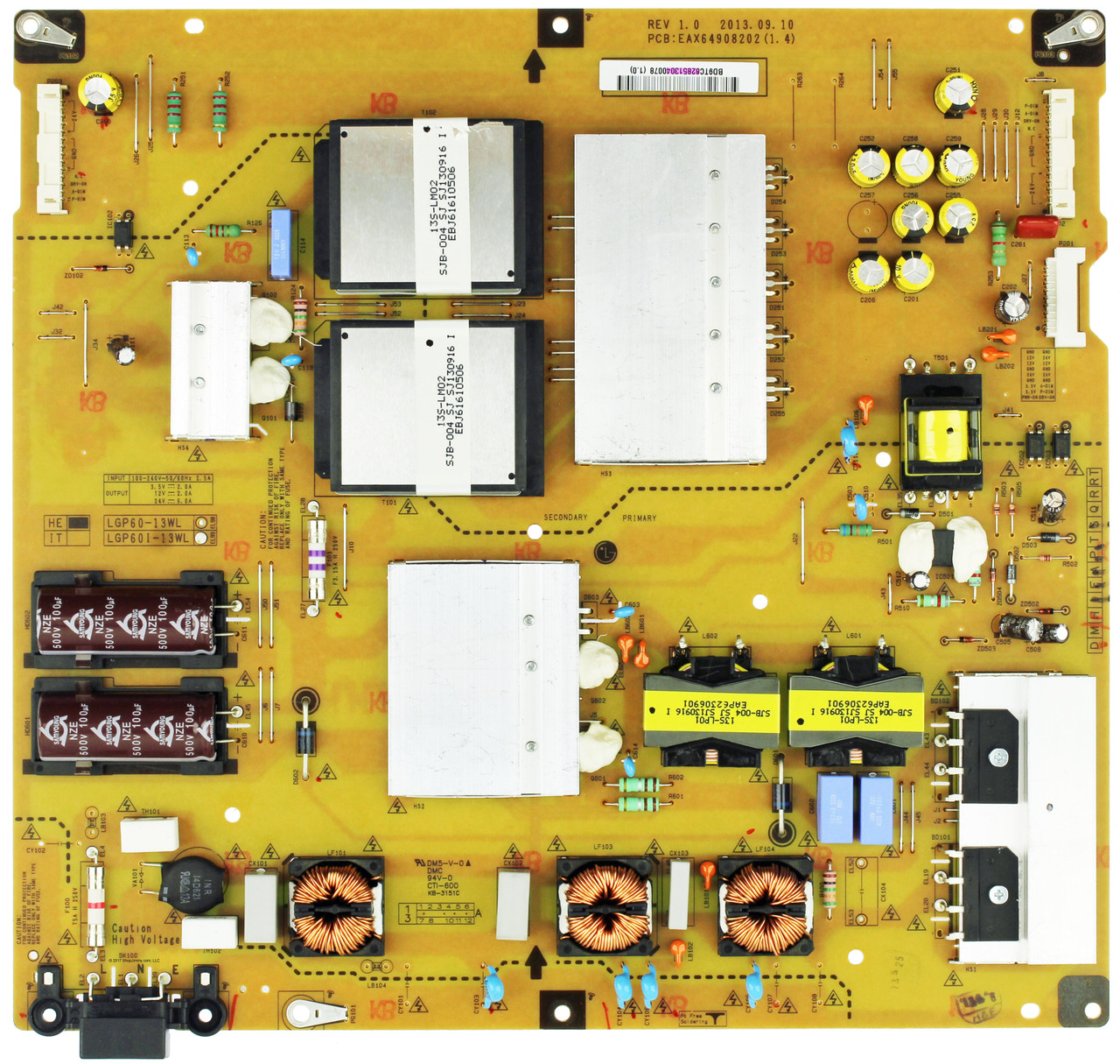 LG EAY62851304 Power Supply / LED Board