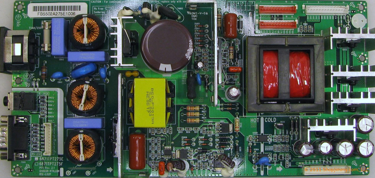 LG 6871TPT275E Power Supply Unit