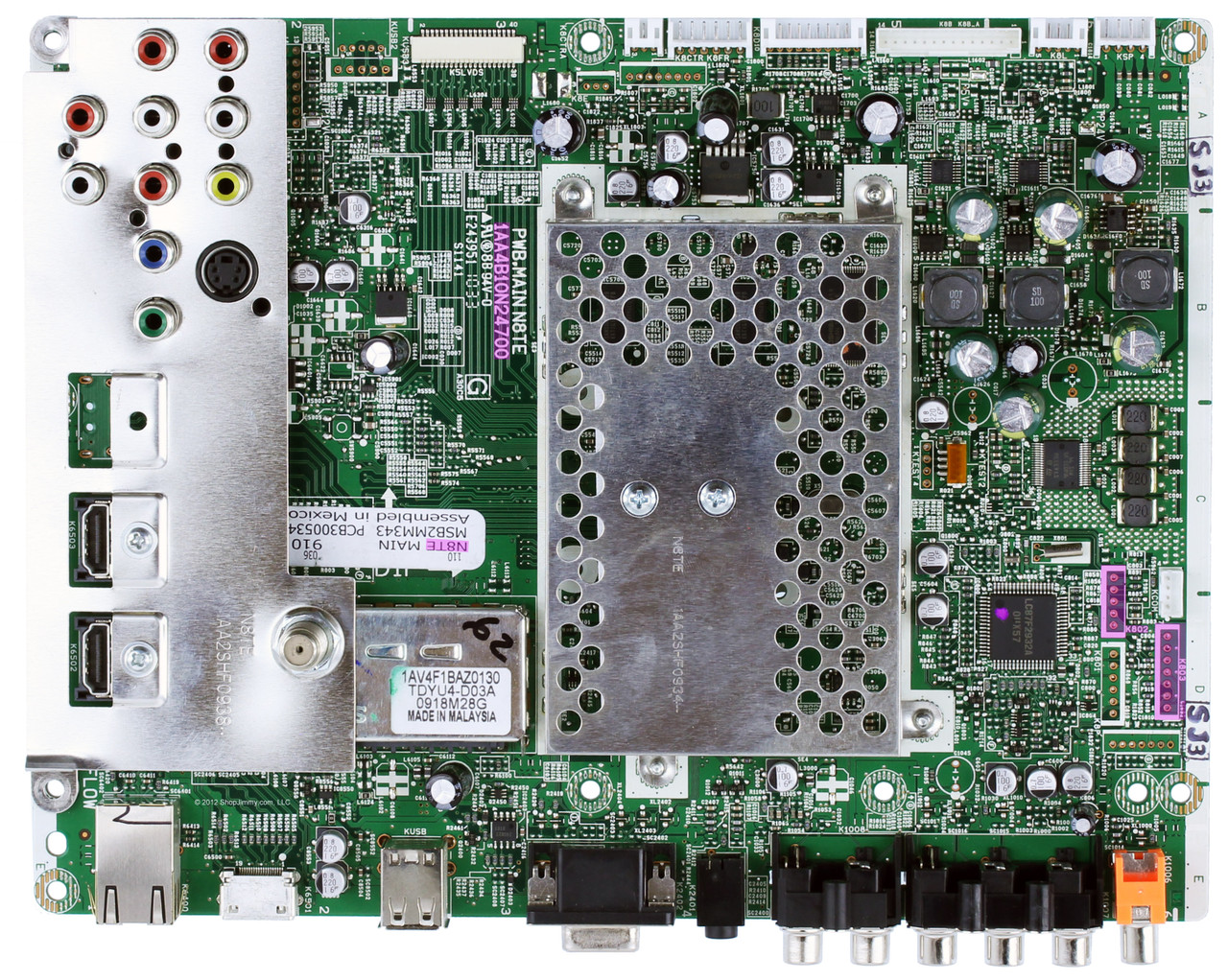 Sanyo 1AA4B10N24700 N8TE Main Board for P55360-00 V.2