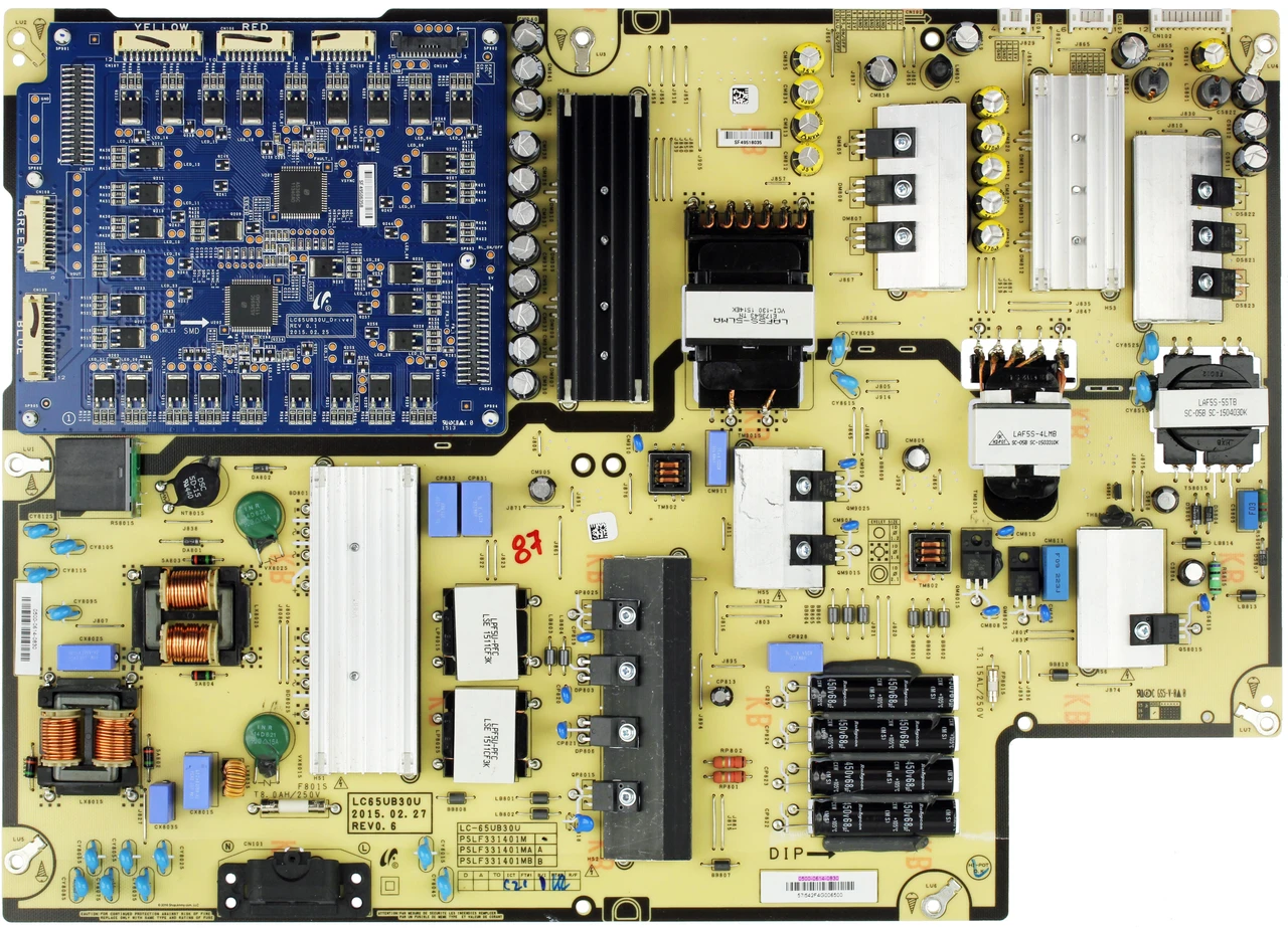 Sharp 9LE050006140830 Power Supply / LED Board