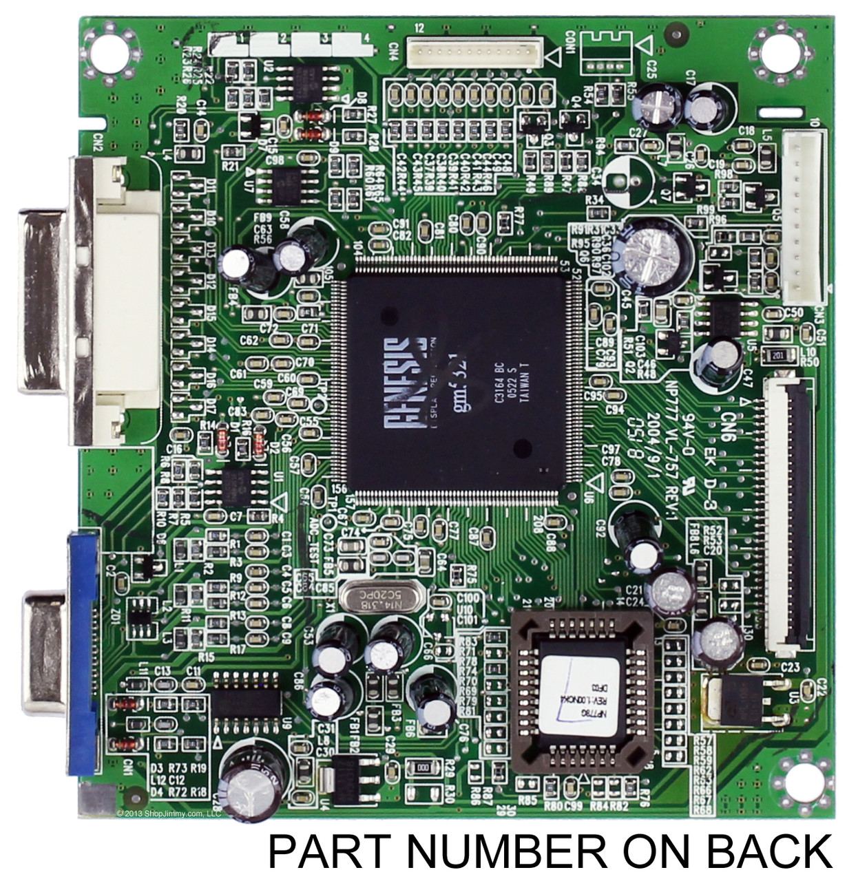 NEC 431ABL67001 (461ABL67020, NP777 VL-757) Main Board