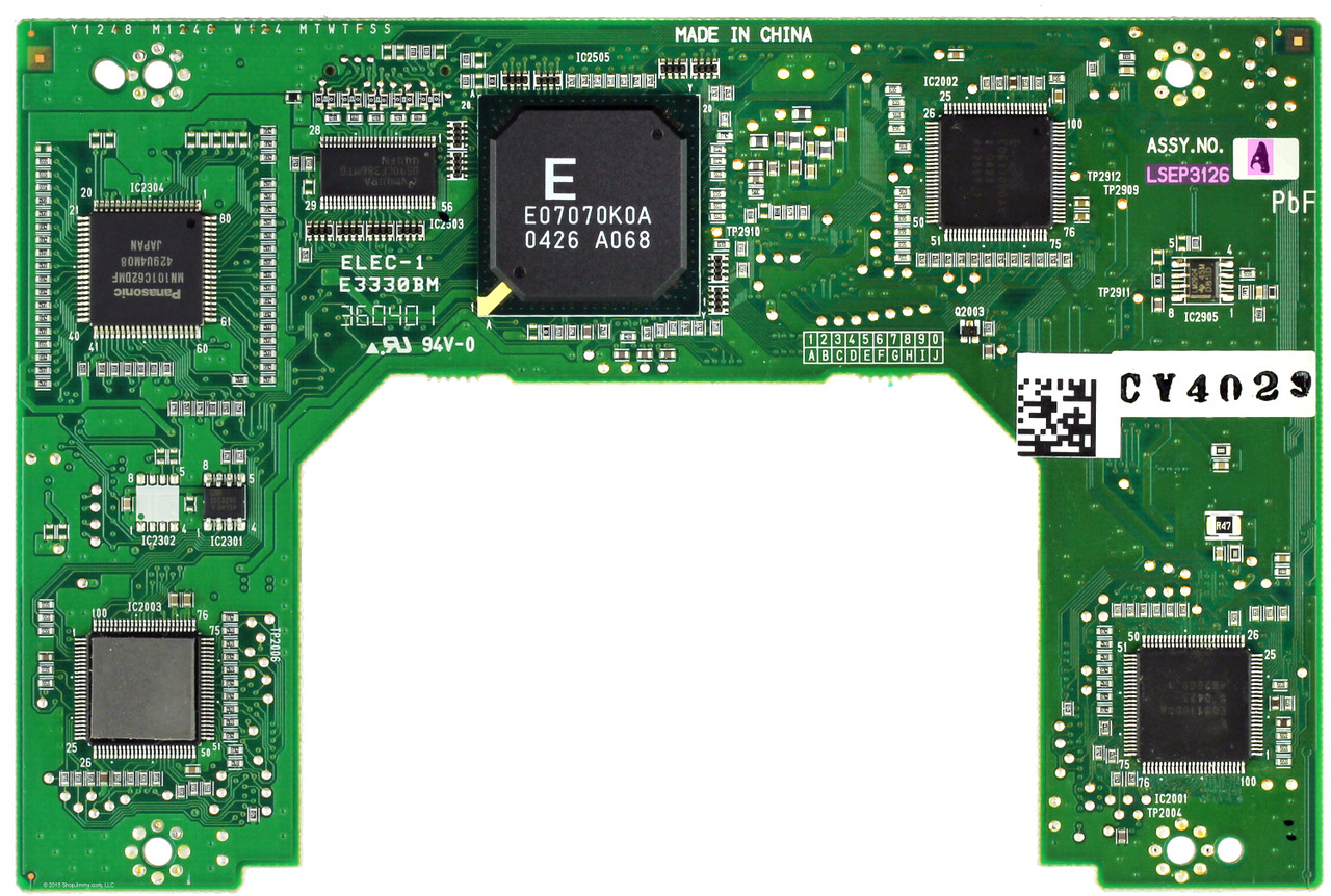 Panasonic LSEP3126A (LSJB3126-1) Digital LCD Control Board