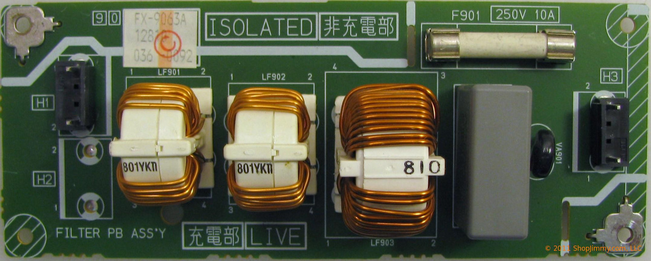 JVC FX-9063A Filter PB Assembly for GD-V4200PZW-G