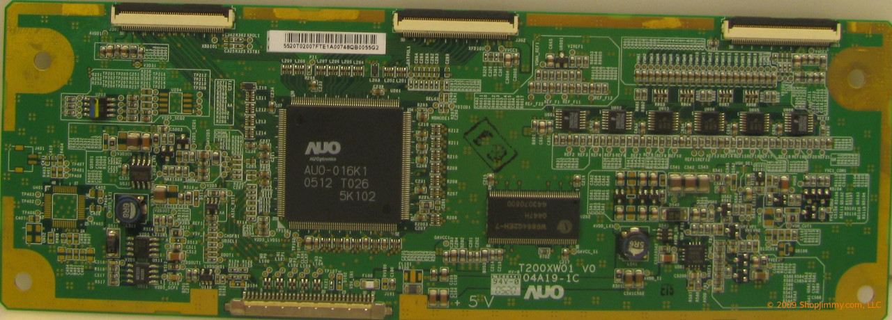 AUO 55.20T02.007 (T200XW01 V0, 04A19-1C) T-Con Board