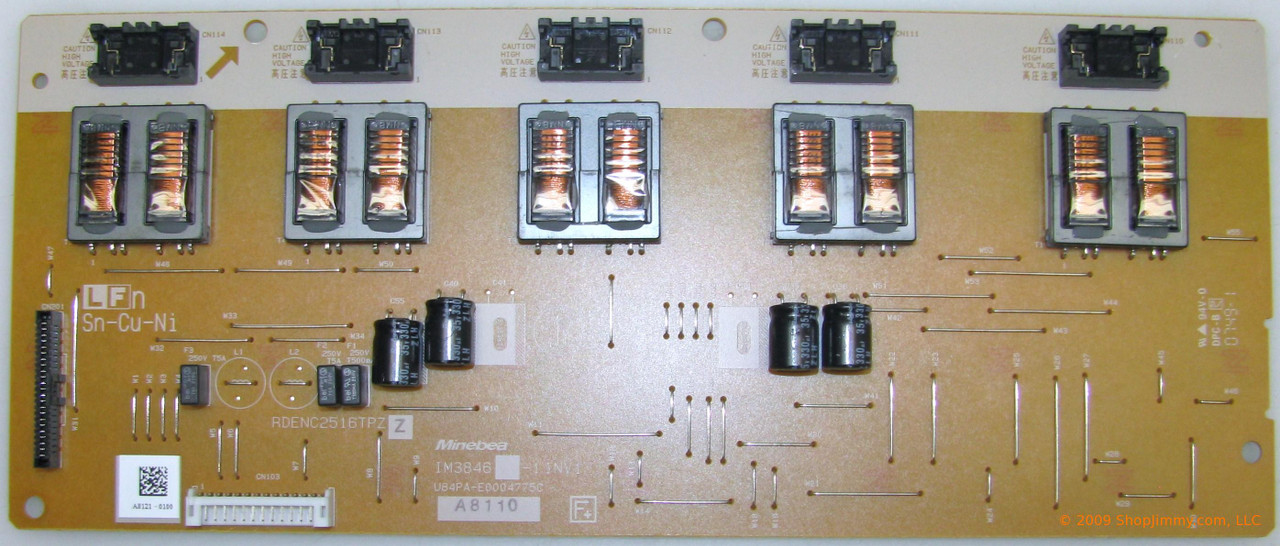 Sharp RDENC2516TPZZ (IM3846) Backlight Inverter 1