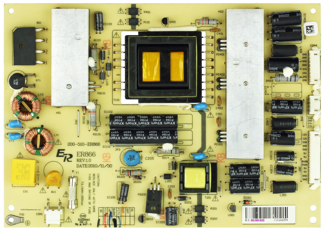 Coby 899-866-E002 Power Supply Unit