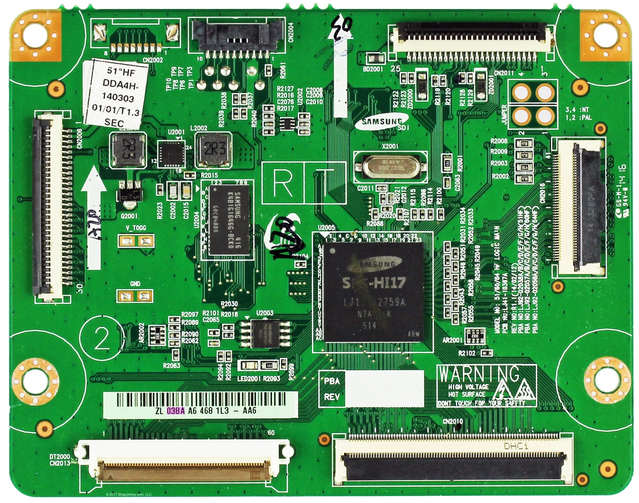 Samsung BN96-30188A (LJ92-02038A) Main Logic Board