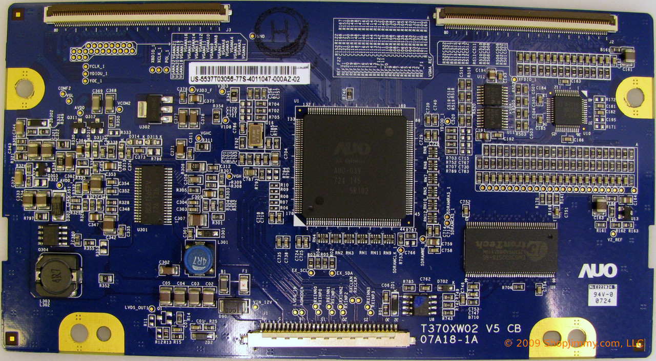 AUO 55.37T03.056 (T370XW02 V5 CB, 07A18-1A) T-Con Board