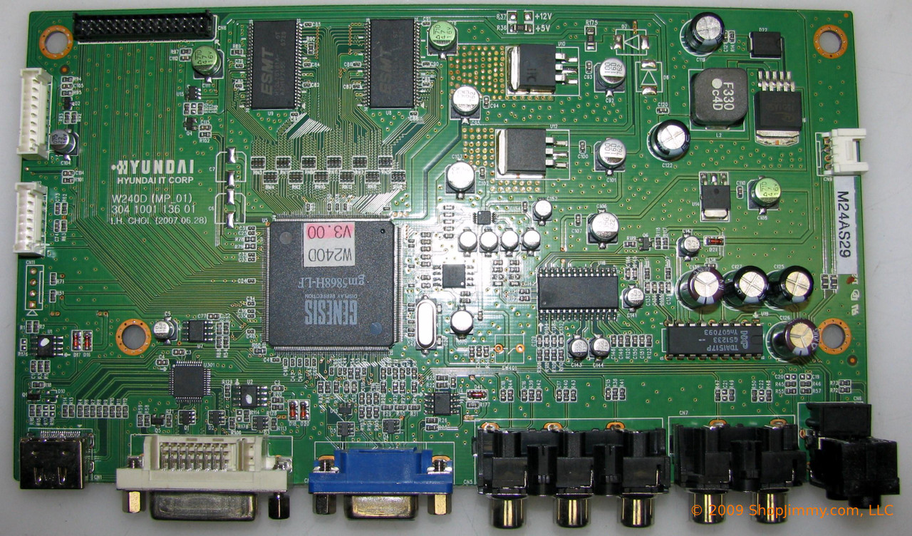 Hyundai 304100113601 Main Board for W240D