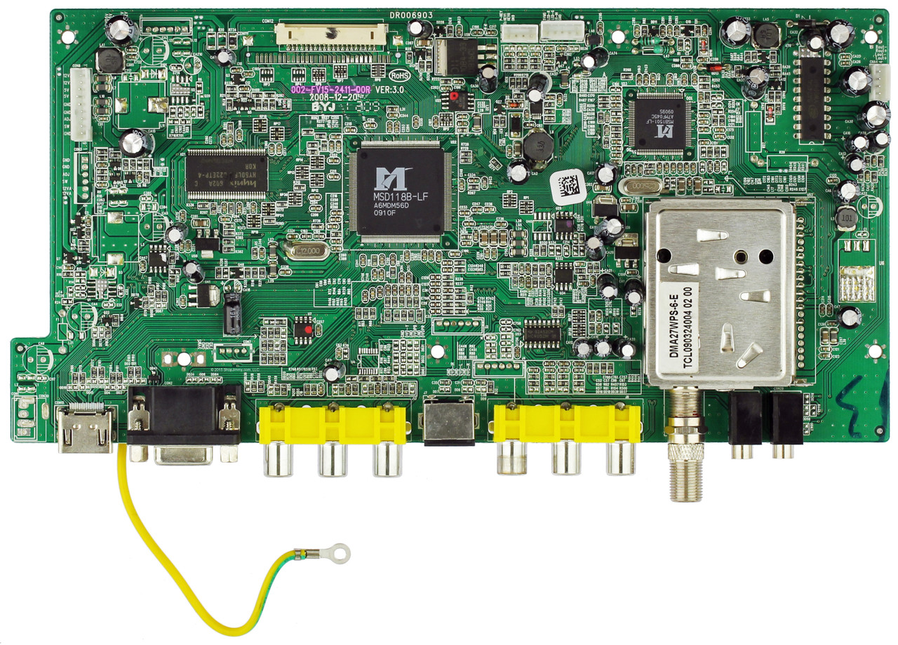 Coby 005-FV15-2411-00R Main Board for TFTV1524