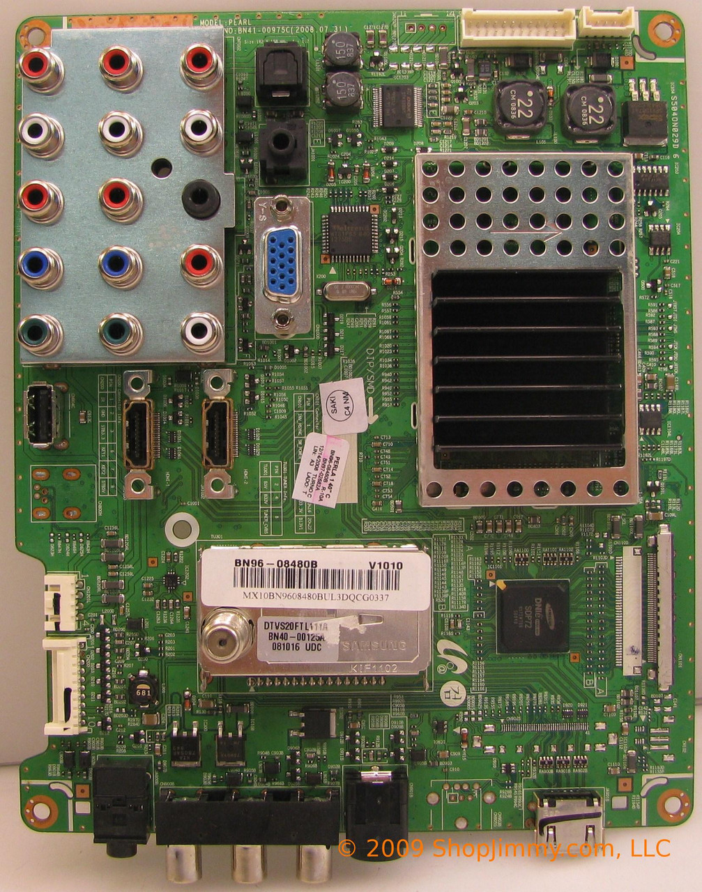 Samsung BN96-08480B (BN41-00975C) Main Board for LN40A530P1FXZA