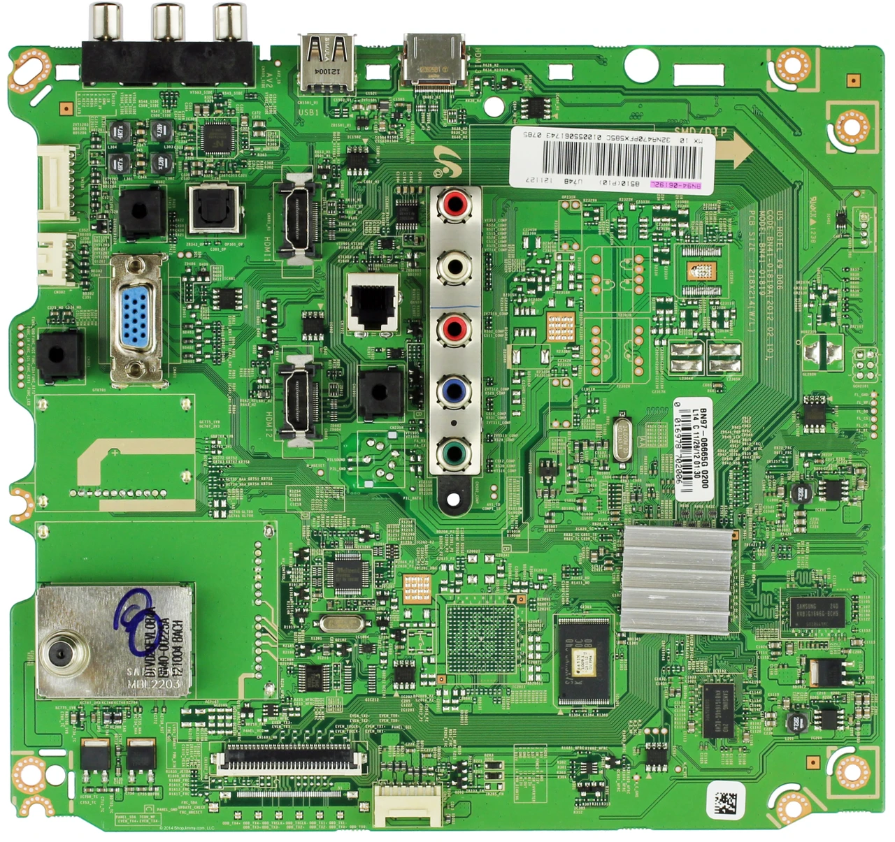 Samsung BN94-06192L Main Board for HG32NA470PFXZA
