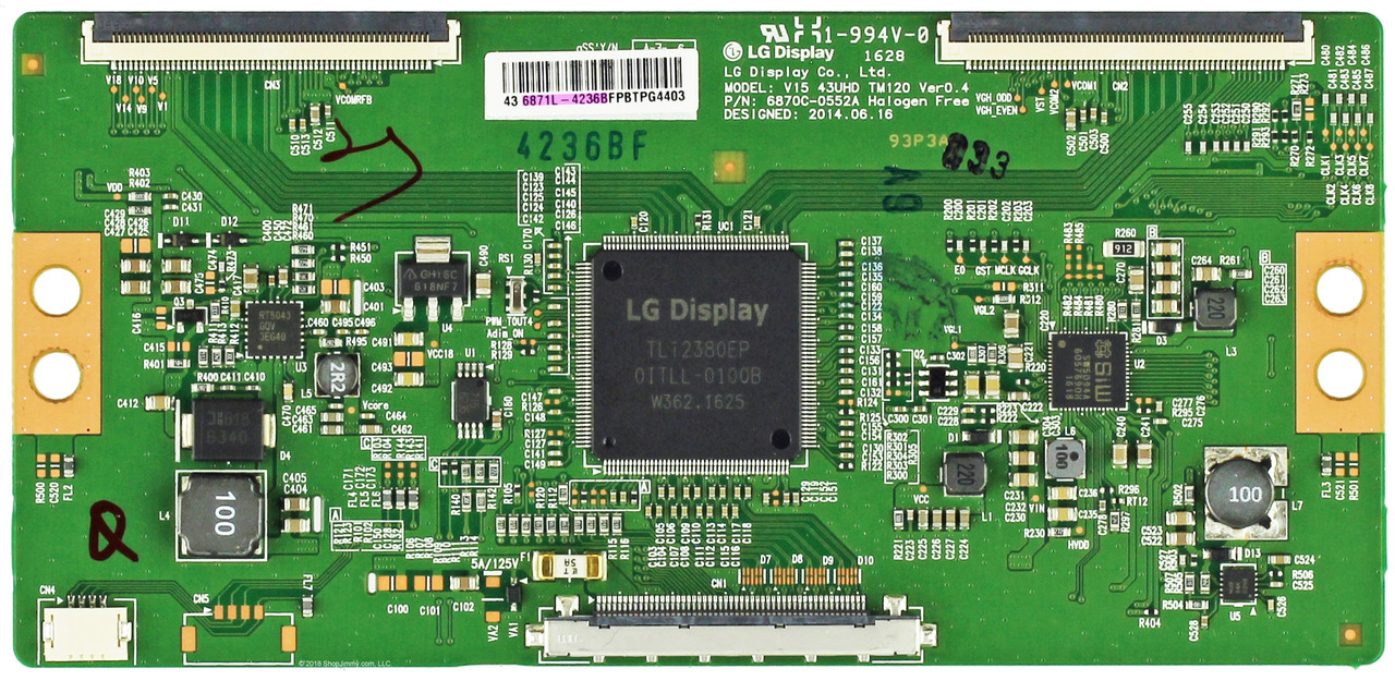 Hisense/LG 6871L-4236B (6870C-0552A) T-Con Board