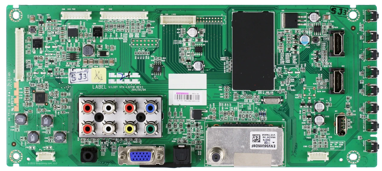 Toshiba 75023609 Main Board for 19SLV411U