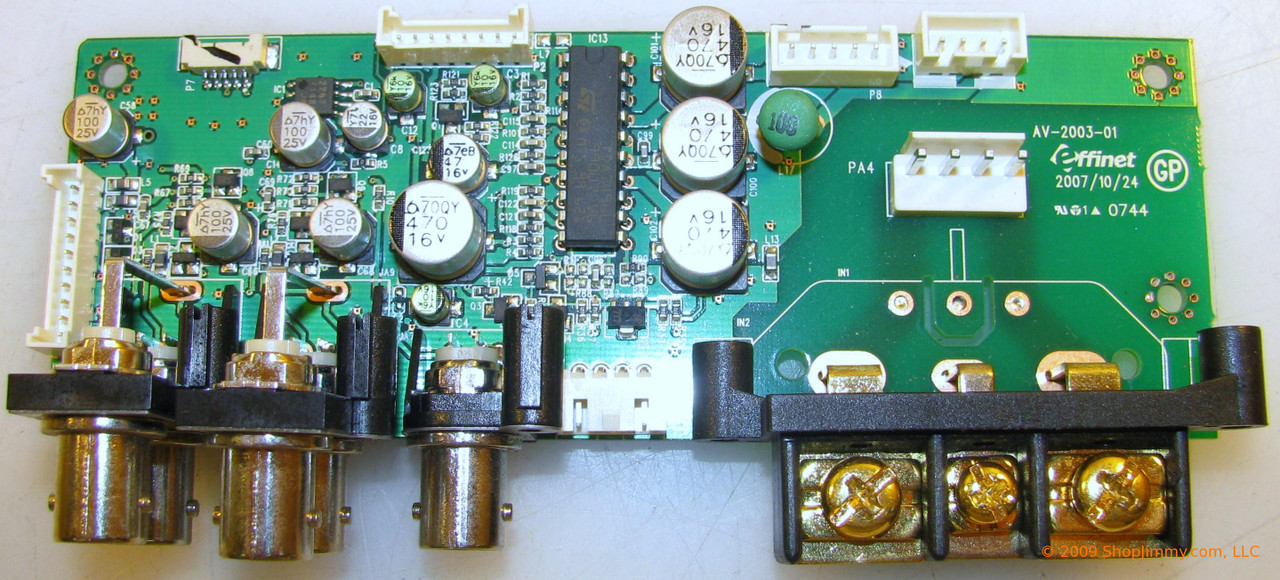 Pelco AV200301 Side A/V Board