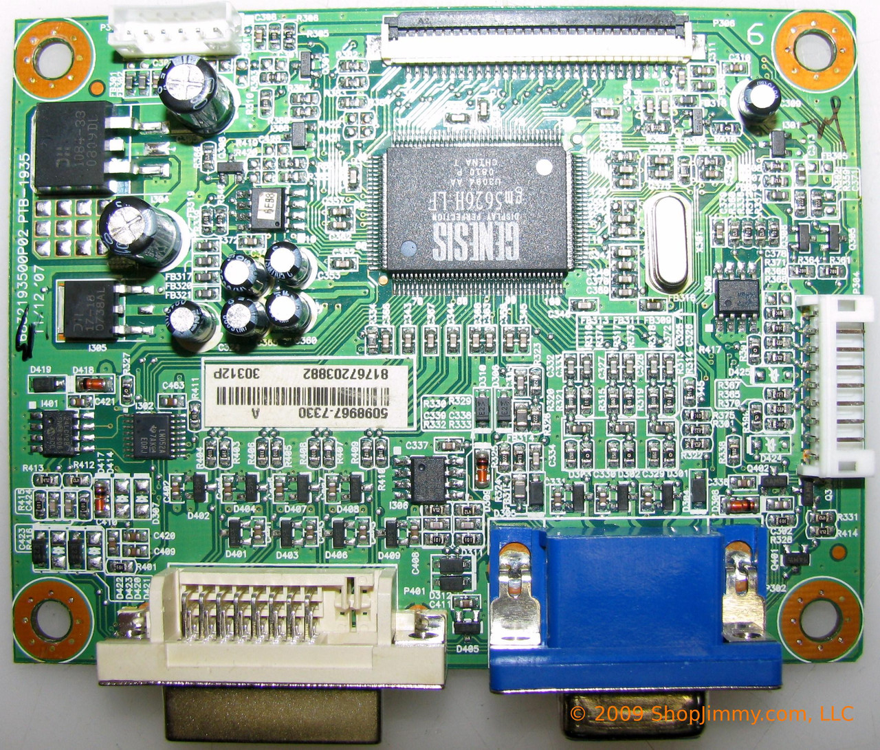 Lenovo 5098967-7330 (6832193500P02) Main Board for L193PC
