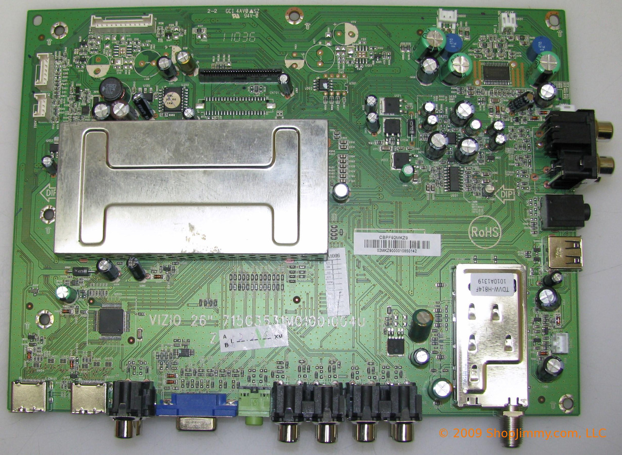 Vizio CBPF92MKZ9 Main Board for VA26LHDTV10T