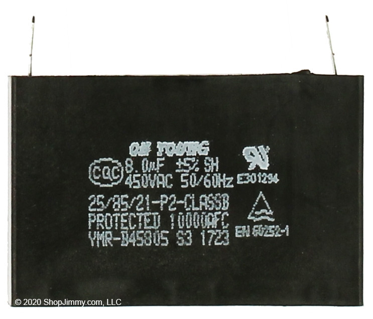 Samsung Dryer 2301-001959 Capacitor 