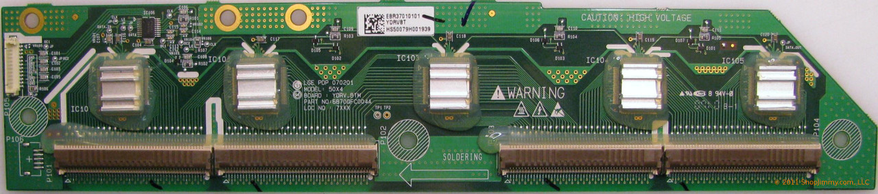 LG EBR37010001 (6870QDC006A, 6870QDC106A) YDRVTP