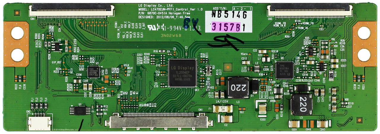 LG 6871L-3157B (6870C-0451A) T-Con Board