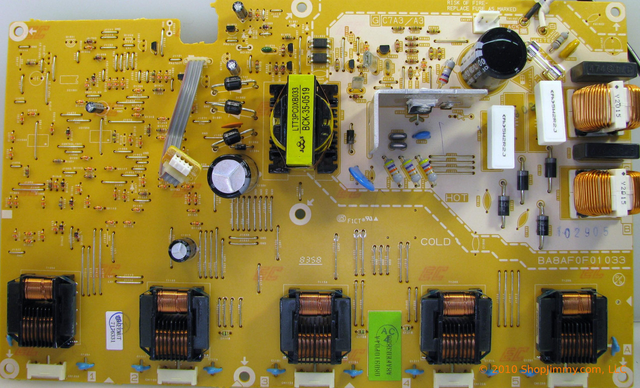 Funai A8AFEMUT (BA8AF0F01033, BA8AF0F01032) Power Supply / Backlight Inverter