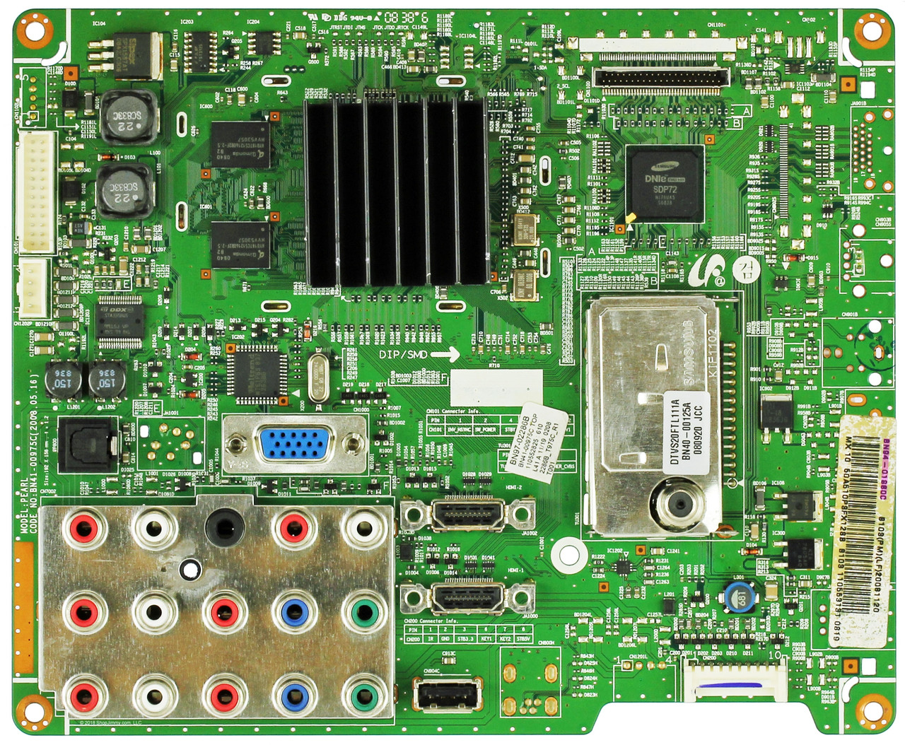 Samsung BN94-01880C (BN41-00975C) Main Board for PN50A510P3FXZA