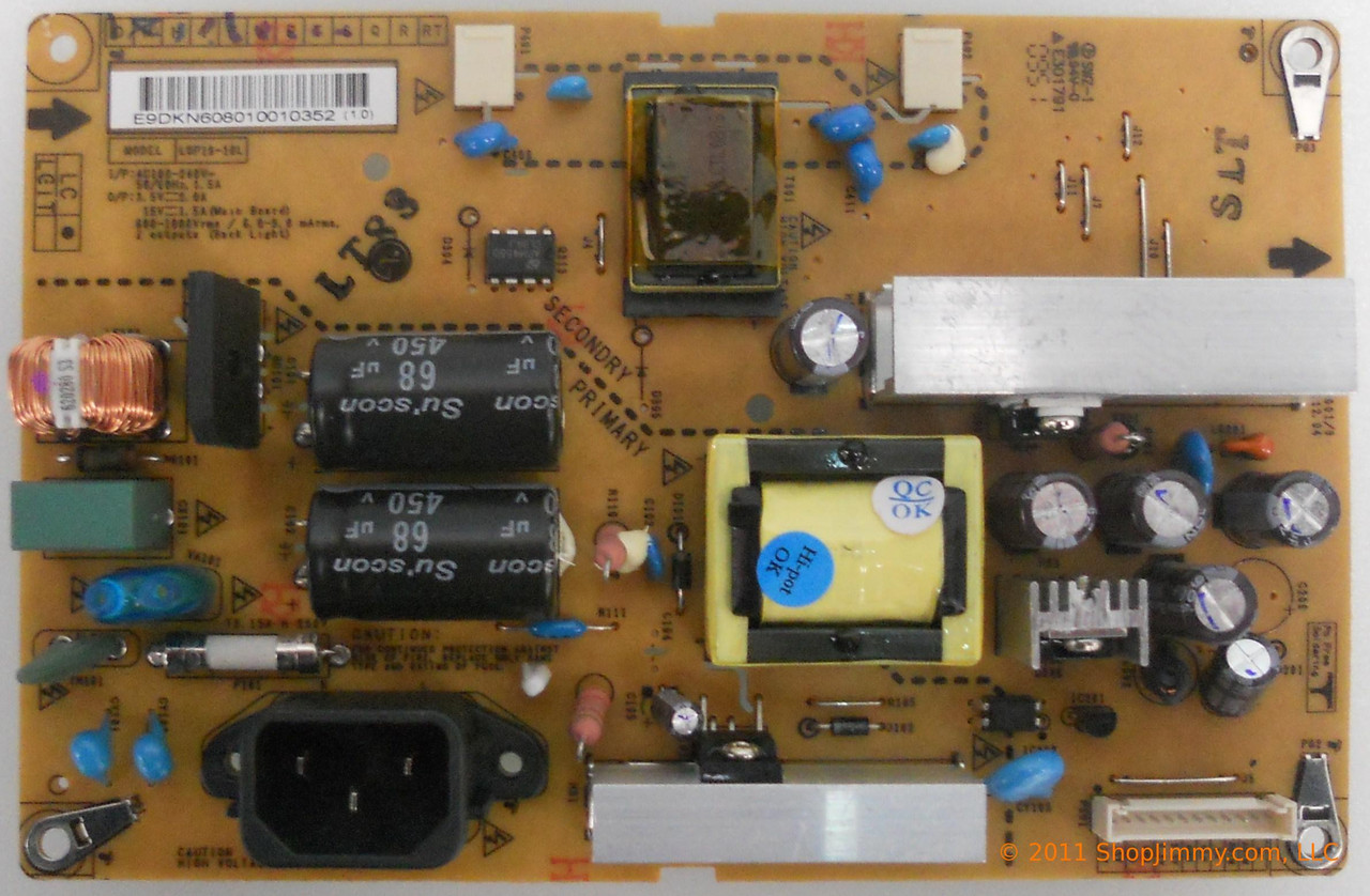 LG EAY60801001 Power Supply / Backlight Inverter for 19LD350-ZA