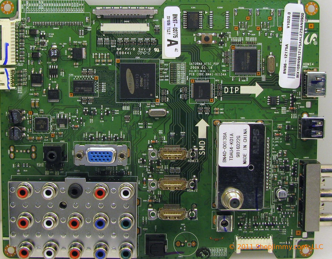 Samsung BN96-12175A (BN97-03775A) Main Board for PN63B550T2FXZA