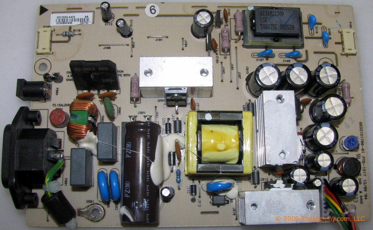 Dell 5012998-6430 (6832151700-01) Power Supply for 1505FP