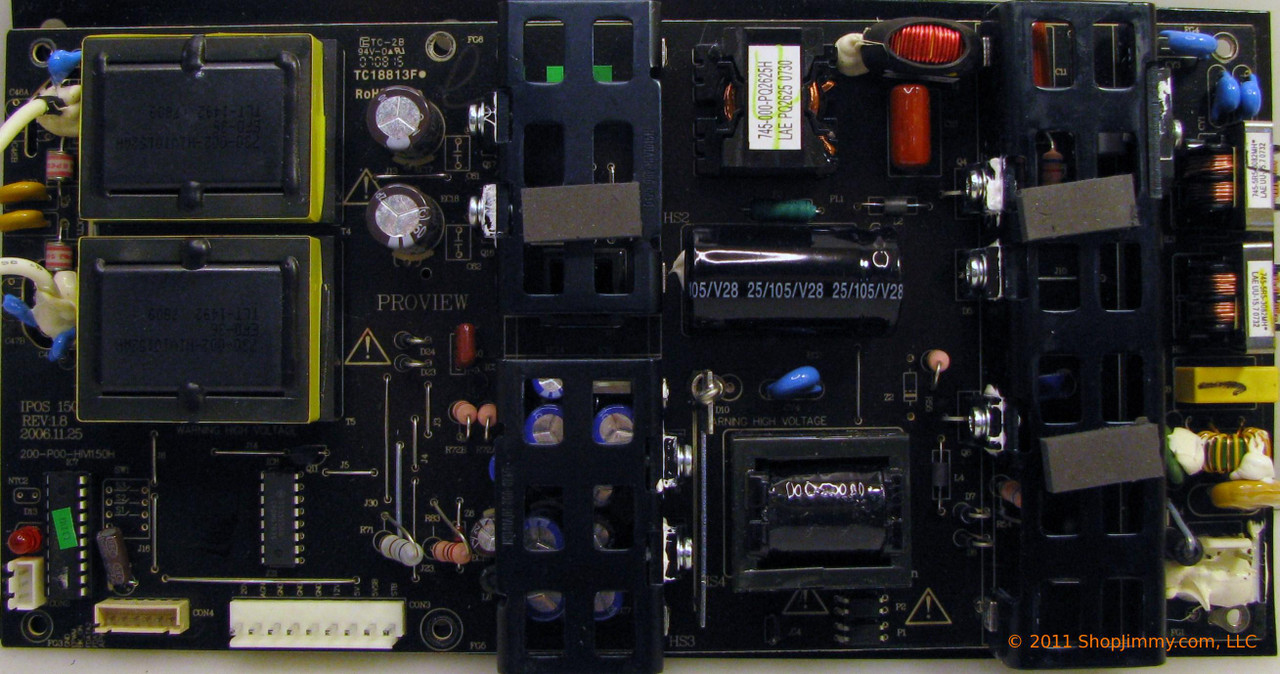 Polaroid 899-AZ0-IPOS150H (200-P00-HIVI150H) Power Supply / Backlight Inverter