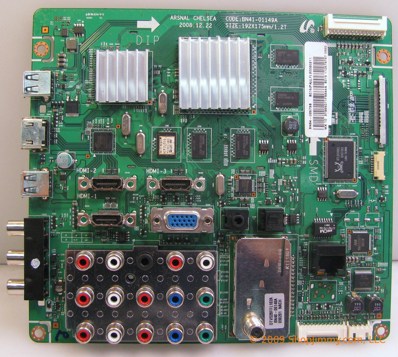 Samsung BN94-02573B (BN41-01149A) Main Board for LN37B650T1FXZA