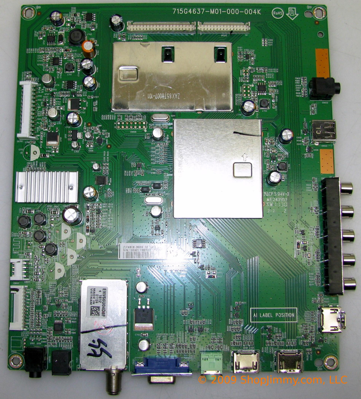 Insignia 756TXBCBZK06302 Main Board for NS-55L780A12