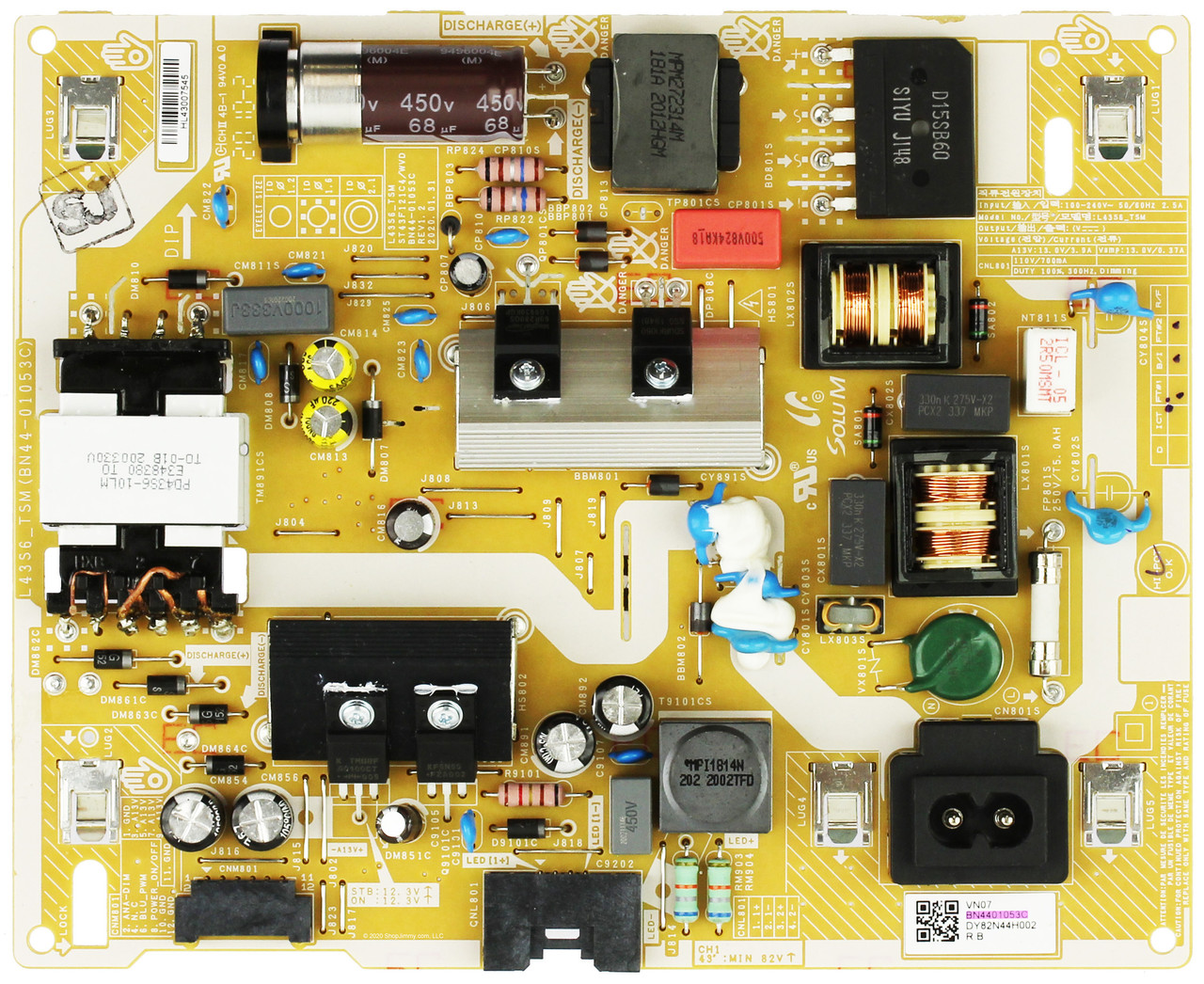 Samsung BN44-01053C Power Supply / LED Board