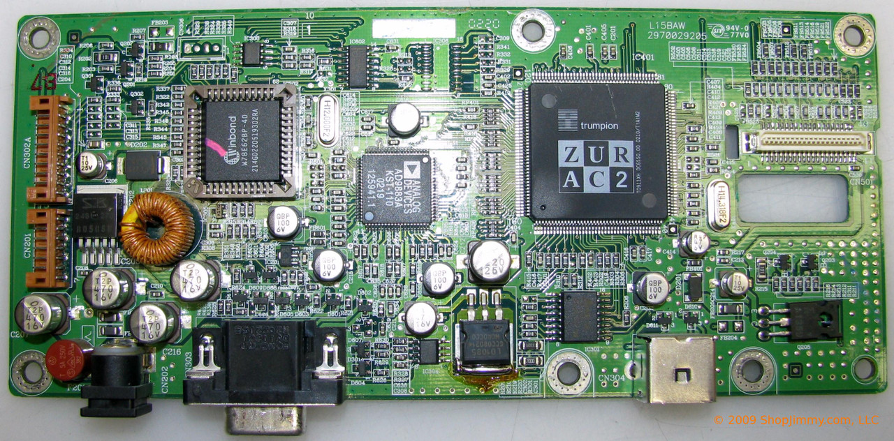 Sony 2970029205 (L15BAW) Main Board for SDM-S51
