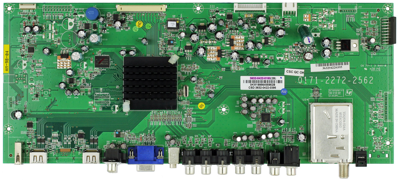 Vizio 3632-0422-0150 Main Board for VW32LHDTV20A