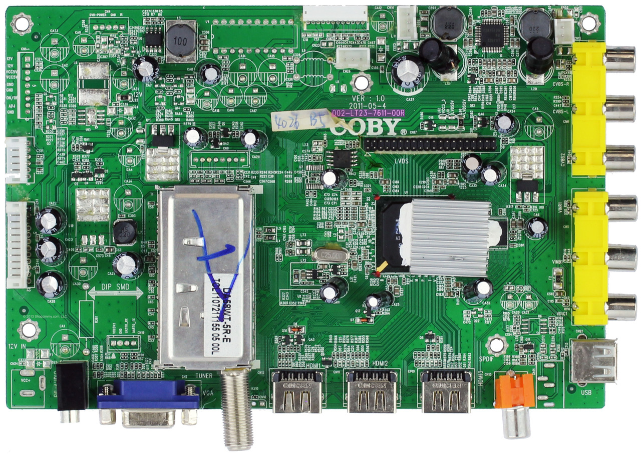 Coby 002-LT23-7611-00R Main Board for TFTV3229 Version 2