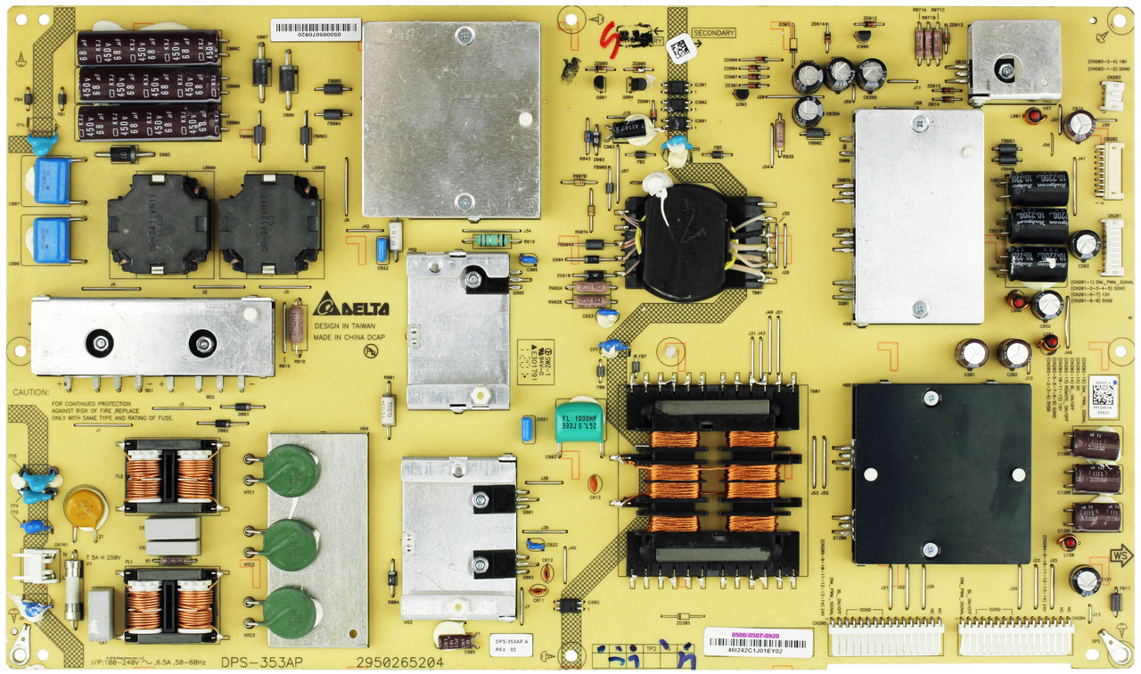 Vizio 0500-0507-0920 (DPS-353AP) Power Supply for M3D650SV