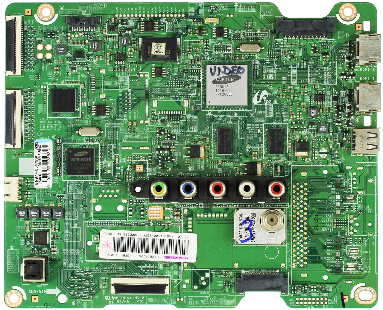 Samsung BN94-06195C (BN97-06475W, BN41-01963C) Main Board