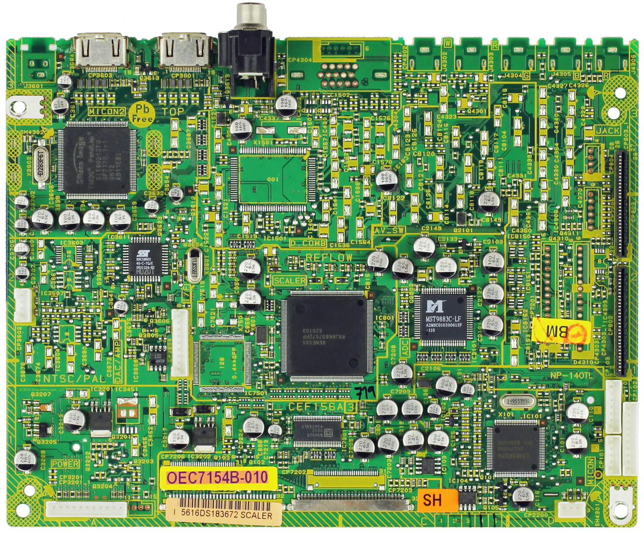 Sharp A3Y004GDS0 (CEF170A, OEC7154B-010) Scaler Board