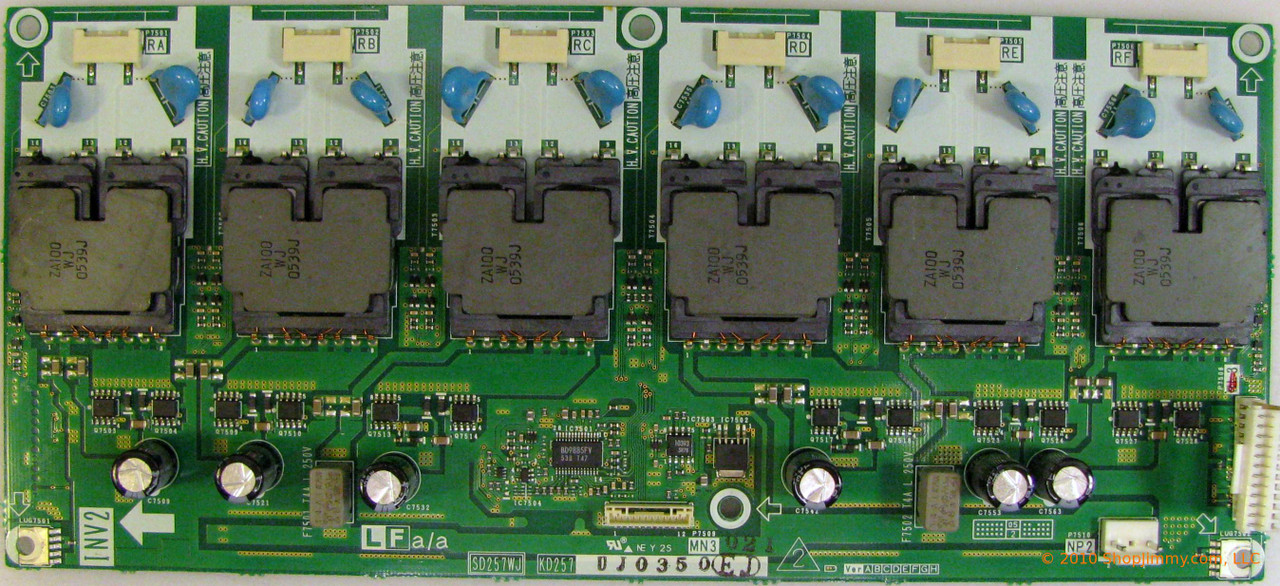 Sharp DUNTKD257UJ03 (SD257WJ, KD257) Backlight Inverter 2