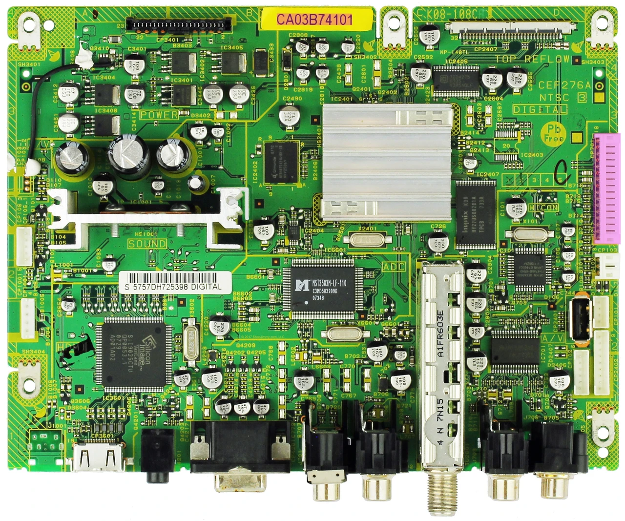 Sharp A5Z203EDH0 (CEF276A, CA03B74101) Digital PCB