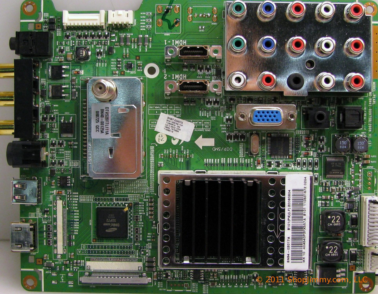 Samsung BN94-02135E (BN97-02646E) Main Board for LN52A540P2FXZA