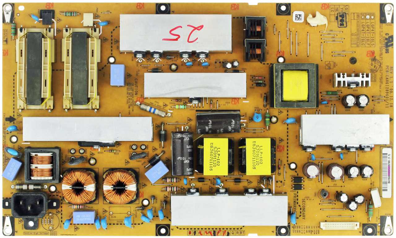 LG EAY60869502 Power Supply / Backlight Inverter 47LD450-UA 47LD450C-UA 47LD451C-UA