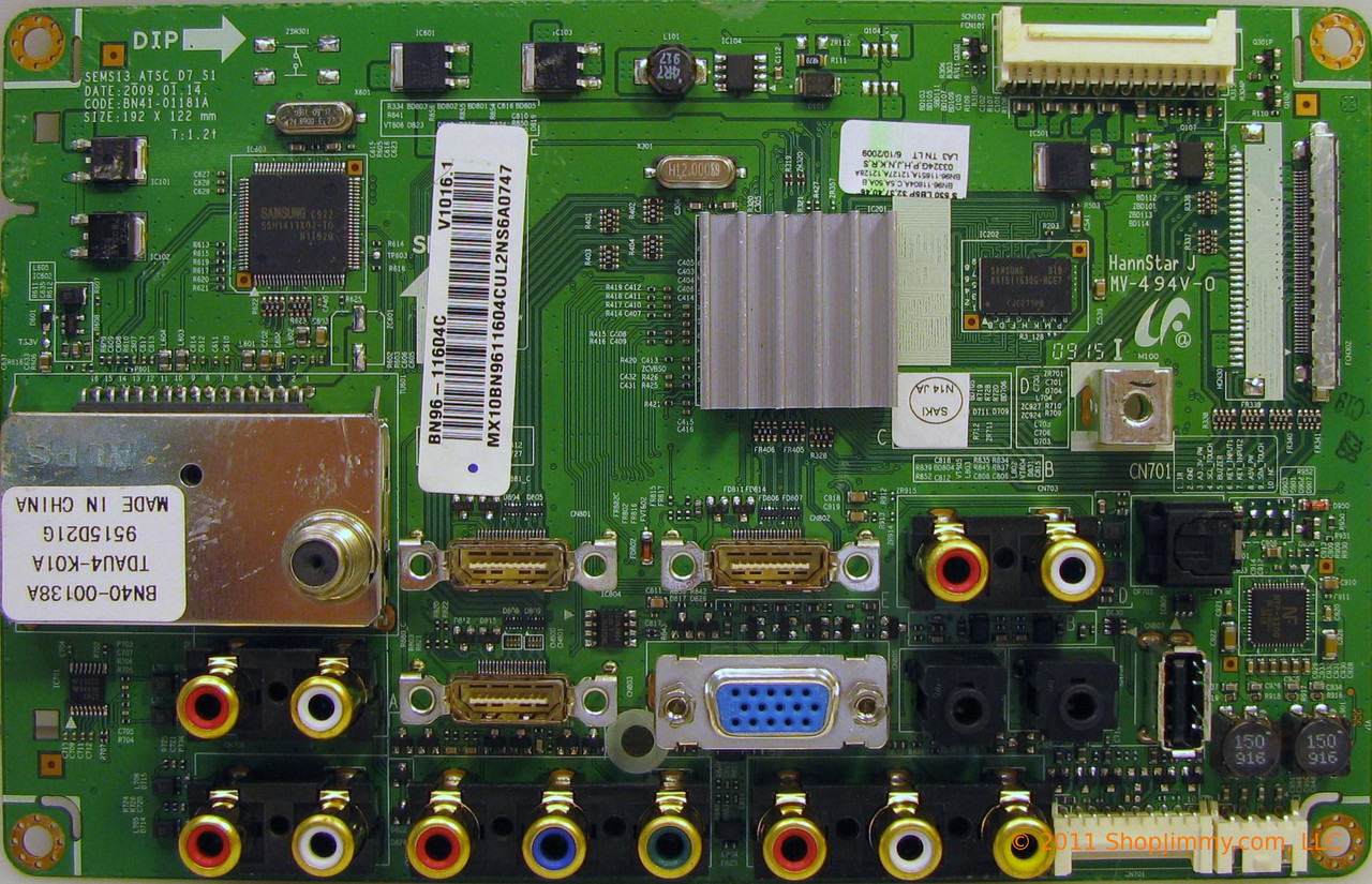 Samsung BN96-11604C Main Board for LN32B530P7FXZA