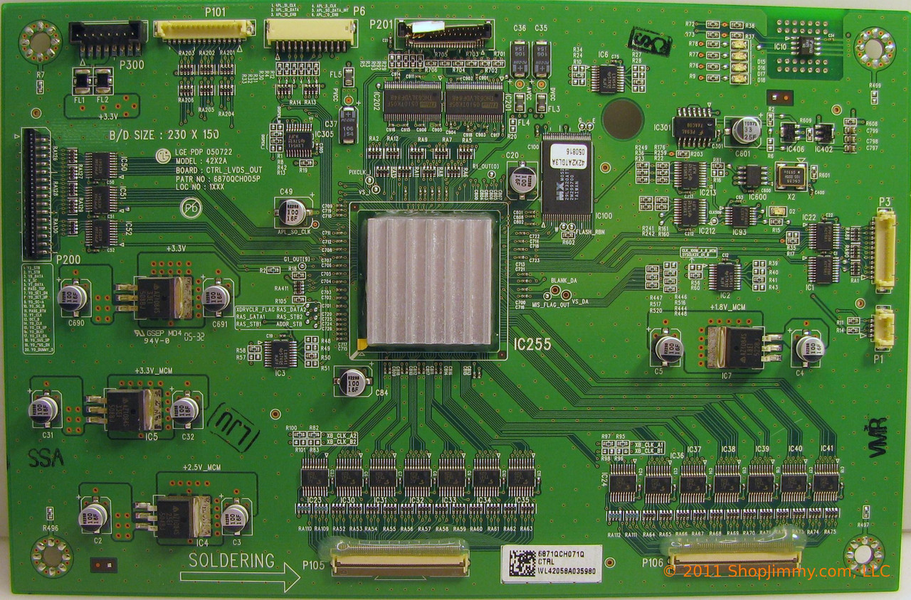 LG 6871QCH071Q (6870QCH005P) Main Logic CTRL Board
